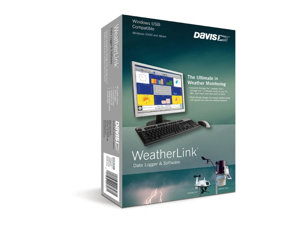 DAVIS WeatherLink for VP2 - Windows, USB værdata fra display til PC (USB)